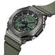 CASIO卡西歐 G-SHOCK 八角金屬錶殼 雙顯手錶-灰x綠_GM-2100B-3A_44.4mm product thumbnail 2