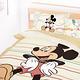 享夢城堡 單人床包雙人涼被三件組-迪士尼米奇MICKEY 兜圈圈-卡其 product thumbnail 2