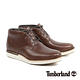 Timberland 男款咖啡色素面波浪雕花綁帶休閒鞋 product thumbnail 2