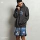 Gametime ersey Shorts 球褲 男款 藍拼布 網眼 襤褸技藝 籃球褲 GT042BL product thumbnail 3