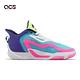 Nike 籃球鞋 Jordan Tatum 1 GS Wave Runner 藍 紫 粉紅 女鞋 大童 FV0172-400 product thumbnail 3