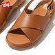 【FitFlop】GRACIE LEATHER CRISSCROSS BACK-STRAP SANDALS 簡約皮革交叉後帶涼鞋-女(淺褐色) product thumbnail 6