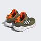 Adidas EQ21 Run 2.0 EL K [GY4365] 中童 慢跑鞋 運動 休閒 緩震 魔鬼氈 包覆 橄欖綠 product thumbnail 5