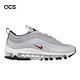 Nike 休閒鞋 Air Max 97 QS GS 女鞋 大童鞋 銀 白 紅 子彈 氣墊 反光 運動鞋 918890-001 product thumbnail 6