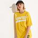 SUPERDRY 女裝 短Tee STRIKEOUT 黃 product thumbnail 4