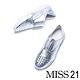 休閒鞋 MISS 21 簡約隨性兩穿鬆緊帶厚底休閒鞋－銀 product thumbnail 5