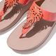 FitFlop FINO JUNGLE LEAF TOE-POST SANDALS熱帶葉飾夾腳涼鞋-女(珊瑚粉) product thumbnail 2