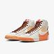 Nike Blazer Mid Pro Club [DQ7673-001] 男女 休閒鞋 運動 中高筒 拼接 白橘咖 product thumbnail 3