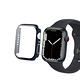 全包覆經典系列 Apple Watch Series 9/8/7 45mm 9H鋼化玻璃貼+錶殼 一體式保護殼(藍色) product thumbnail 2