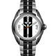 MINI Swiss Watches  休閒運動腕錶-白x黑鋼帶款/38mm product thumbnail 2