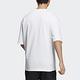 adidas T恤 Street RLX Game Tee 男款 愛迪達 棉質 寬鬆 Oversize 白 藍 H40194 product thumbnail 4