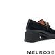 高跟鞋 MELROSE 美樂斯 質感美學純色鍊條開邊珠牛皮樂福高跟鞋－黑 product thumbnail 4