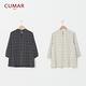 【CUMAR】愛心&點點領巾女長袖-襯衫(二色) product thumbnail 6