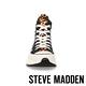 STEVE-MADDEN-SHARK 經典潮流款 厚底休閒帆布鞋-豹紋黑 product thumbnail 4