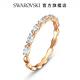 SWAROVSKI 施華洛世奇 Vittore 戒指 欖尖形切割, 白色, 鍍玫瑰金色調 product thumbnail 4