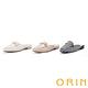 ORIN 氣質馬蹄釦布面低跟穆勒鞋 黑白格紋 product thumbnail 7