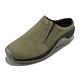 Merrell 休閒鞋 Jungle Slide 女鞋 草藥綠 棕 懶人鞋 麂皮 套入式 ML006240 product thumbnail 2