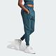 Adidas W Z.N.E. PT [IN5142] 女 長褲 亞洲版 休閒 簡約 錐型 拉鍊口袋 吸濕排汗 藍綠 product thumbnail 2
