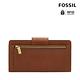 FOSSIL Logan 真皮扣式RFID防盜中長夾-彩色拼接 SL8225194 product thumbnail 5