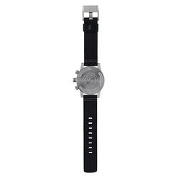 ELECTRIC FW02系列-復古強悍三眼計時腕錶-白x銀x黑帆布帶/44mm