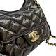 CHANEL 香奈兒 Mini Hobo Bag 經典雙C LOGO菱格紋小型小牛皮流浪包 product thumbnail 5