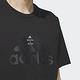 Adidas TH Logo Tee [IA8093] 男 短袖 上衣 T恤 亞洲版 運動 訓練 休閒 柔軟 棉質 黑 product thumbnail 5
