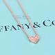 Tiffany & Co. 愛心3鑽18K玫瑰金項鍊 product thumbnail 3