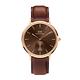 Daniel Wellington DW 手錶 CLASSIC MULTI EYE 40mm  小秒針棕色皮革錶-玫瑰金框(DW00100707) product thumbnail 2