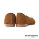 Tino Bellini 優雅百搭牛麂皮微尖頭平底鞋-駝 product thumbnail 5