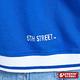 5th STREET 羅紋滾邊 落肩寬版短袖T恤-女-藍色 product thumbnail 10