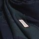 GUCCI SU SOFT GG LOGO 羊毛雙面寬版造型披肩/圍巾(深藍/綠) product thumbnail 6