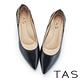 TAS 精緻鍊條羊皮尖頭高跟鞋 黑色 product thumbnail 4