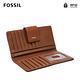 FOSSIL Logan 真皮系列拉鍊零錢袋設計中夾-咖啡色 SL7830200 product thumbnail 4