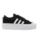 adidas 休閒鞋 Nizza Platform  女鞋 黑 白 愛迪達 三葉草 基本款 厚底 增高 經典 FV5321 product thumbnail 7