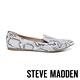 STEVE MADDEN FEATHER 時尚品味蛇紋尖頭平底鞋 白色 product thumbnail 3