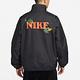 Nike 外套 Jacket 男款 黑 橘 網眼 拉鍊口袋 防風 教練外套 風衣 夾克 HF1113-010 product thumbnail 5