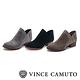 VINCE CAMUTO 側V字切口簍空麂皮短靴-絨黑 product thumbnail 7