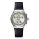 Swatch 金屬系列 DARKMEBLUE 金屬-銀色計時錶 -43mm product thumbnail 2