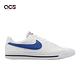 Nike 休閒鞋 Court Legacy GS 女鞋 大童鞋 白 藍 網球風 皮革 基本款 小白鞋 DA5380-101 product thumbnail 6
