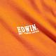 EDWIN 露營系列 背後營地BOX LOGO印花短袖T恤-男-桔色 product thumbnail 7