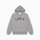 Levis 男款長袖連帽外套 經典LOGO 灰色 product thumbnail 3