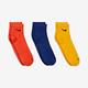 Nike EVRY PLUS LTWT ANKLE 3PR(一組3雙) 短襪-橘藍黃-SX6893910 product thumbnail 3