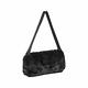 Puma 毛毛包 Core Shoulder Bag 肩背 小包 女款 毛絨絨 黑 晚宴包 07987201 product thumbnail 3