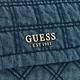 GUESS-女包-經典丹寧格紋鍊條斜背包-藍 原價3090 product thumbnail 5