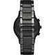 Emporio Armani 亞曼尼 RENATO 計時男錶 送禮首選-藍x鐵灰/43mm AR11215 product thumbnail 4