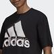 adidas 上衣 女款 短袖上衣 運動 寬鬆 短版 亞規 W BIG LOGO T SS 黑 HB5101 product thumbnail 4