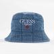 GUESS-男裝-Originals x CLOTTEE系列牛仔壓紋潮流漁夫帽-藍 原價1490 product thumbnail 2