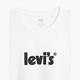 Levis 女款 短袖T恤 / 質感麂皮復古Logo / 修身版型 白 product thumbnail 5