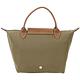 LONGCHAMP Le pliage 短提把MINI摺疊水餃包(橄欖綠) product thumbnail 7