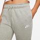Nike 褲子 NSW Club Fleece Pants 女款 灰 經典 彈性 棉褲 長褲 縮口褲 DQ5192-063 product thumbnail 7